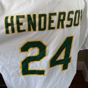 Oakland A’s Rickey Henderson jersey